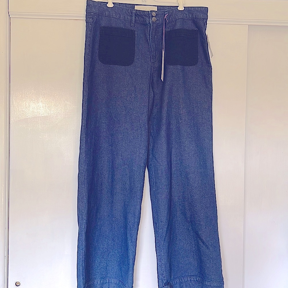 Christian Siriano for Gloria Vanderbilt High Rise Wide Leg Jeans